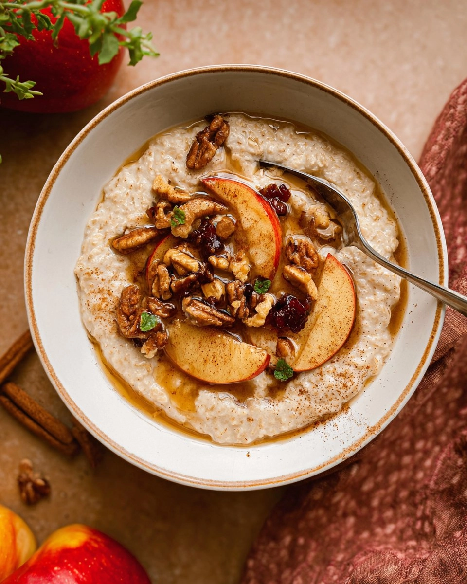 Apple Cinnamon Oatmeal Porridge