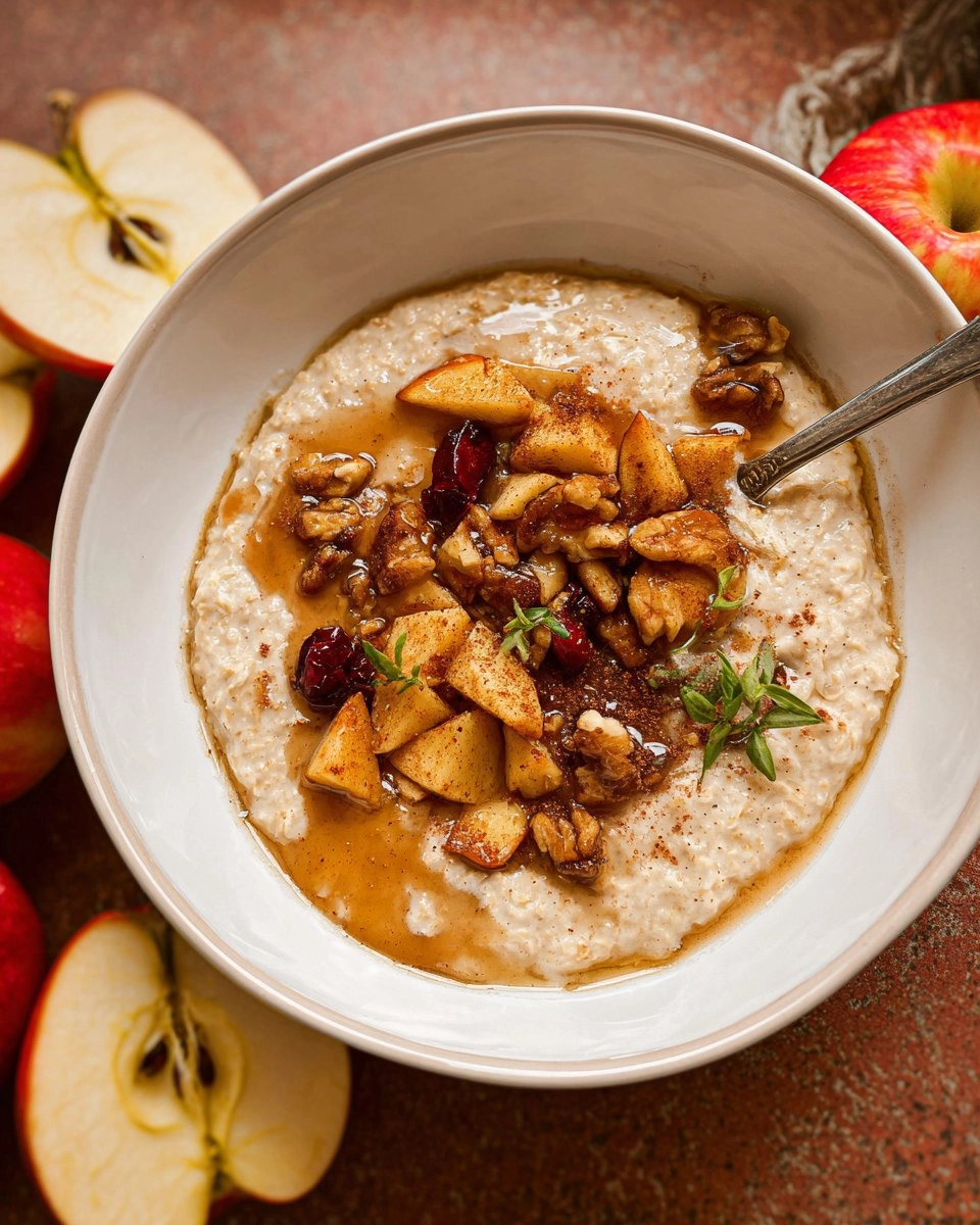 Apple Cinnamon Oatmeal Porridge