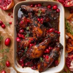 Baked Cranberry Pomegranate Turkey Wings 118 Baked-Cranberry-Pomegranate-Turkey-Wings-Recipe