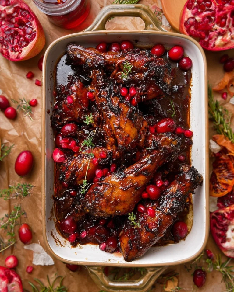 Baked-Cranberry-Pomegranate-Turkey-Wings-Recipe