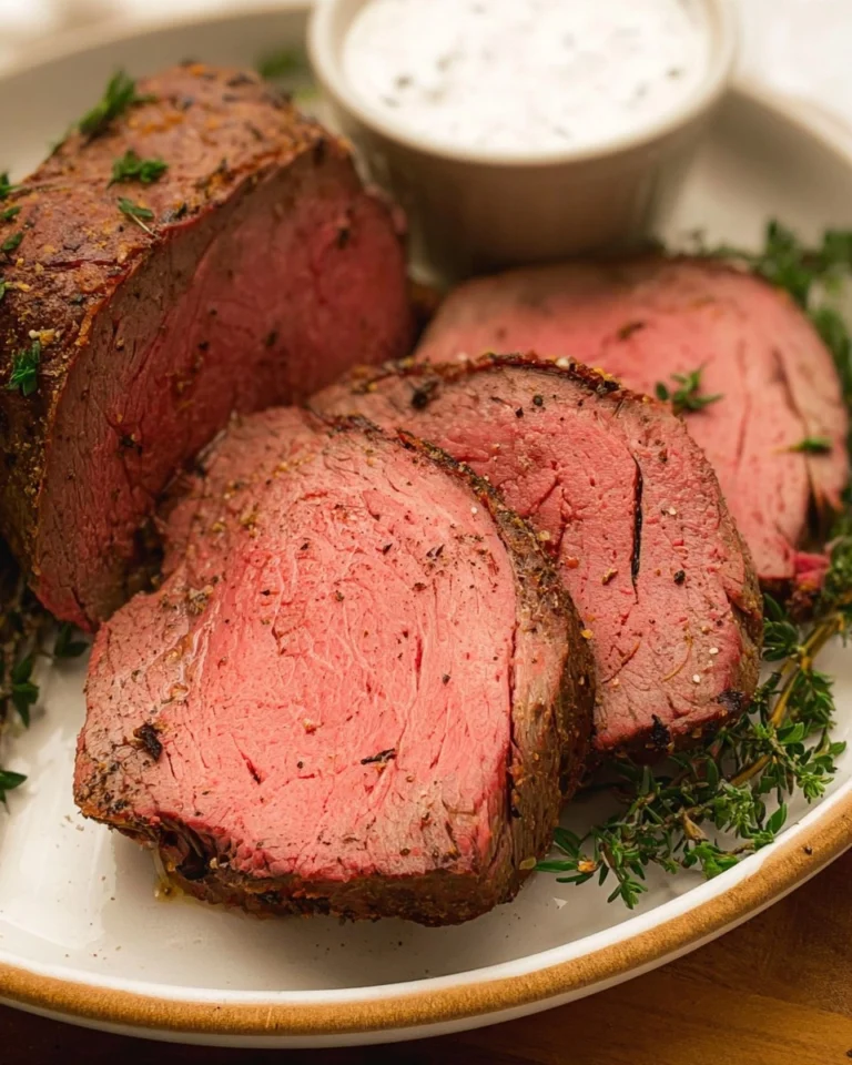 Best-Smoked-Beef-Tenderloin-with-Creamy-Horseradish-Sauce-Recipe