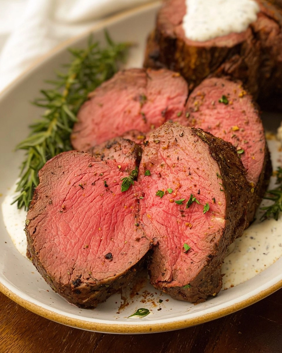 Best Smoked Beef Tenderloin with Creamy Horseradish Sauce