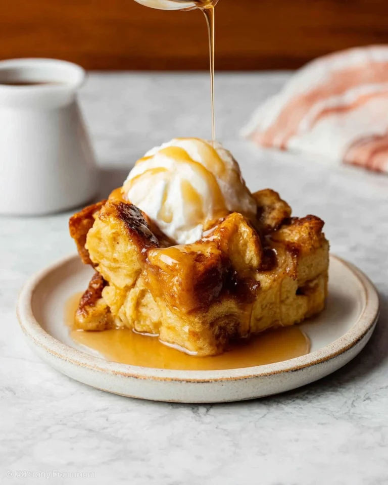 Bread-Pudding-with-Butter-Rum-Sauce-Recipe