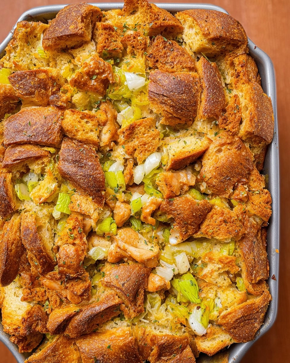 Buttery Herb Croissant Stuffing