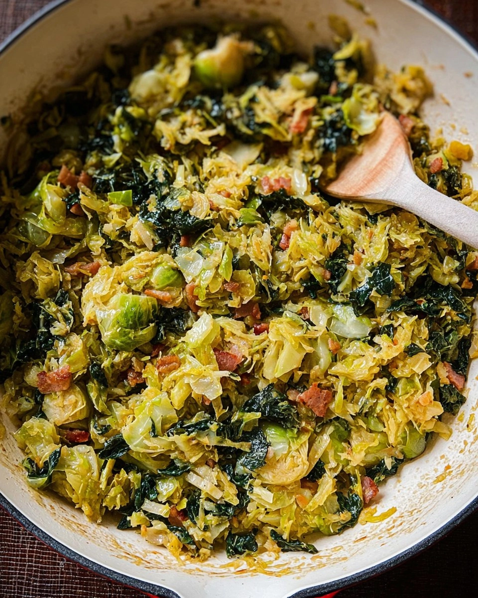 Caramelised Brussels Sprout Hash with Leeks and Pancetta