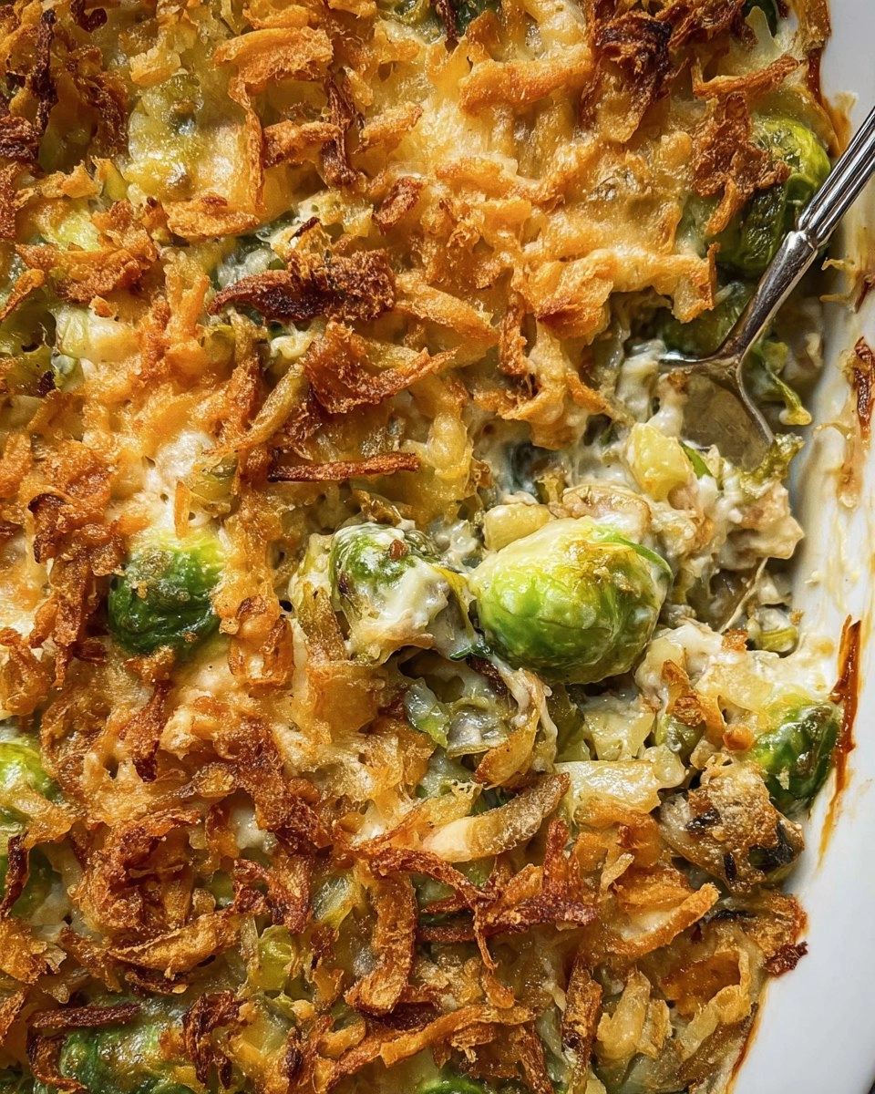 Cheesy Brussels Sprout Casserole 111 Cheesy Brussels Sprout Casserole
