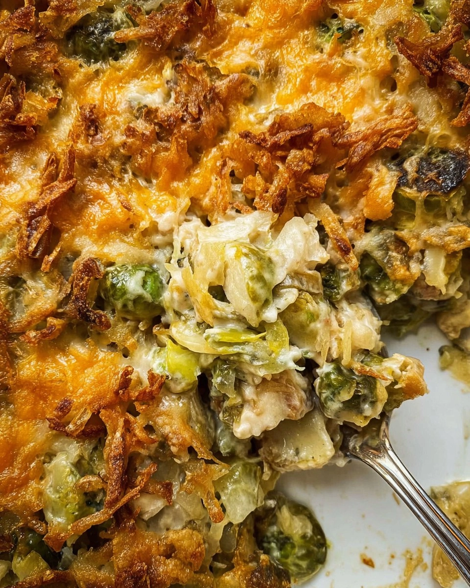 Cheesy Brussels Sprout Casserole 112 Cheesy Brussels Sprout Casserole