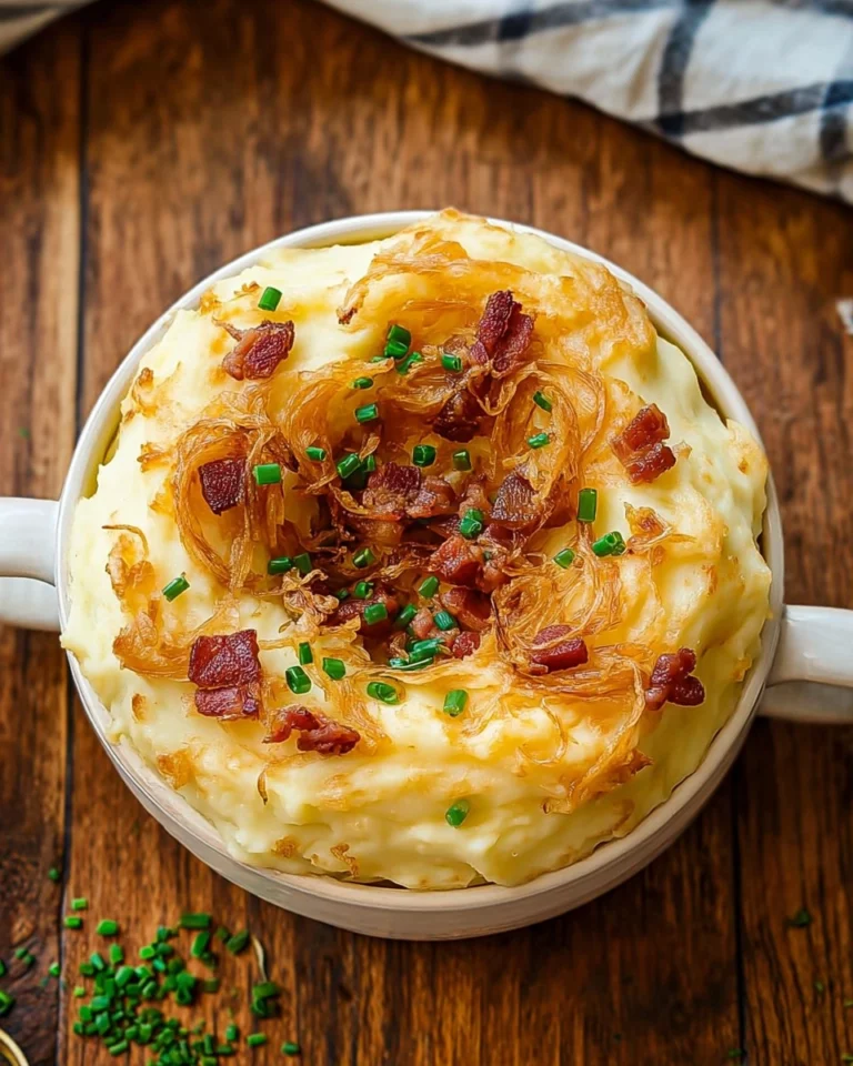 Cheesy-Loaded-Mashed-Potatoes-with-Crispy-Shallots-and-Pancetta-Recipe