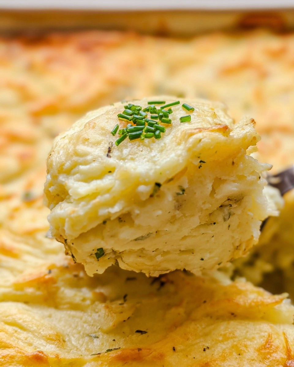 Cheesy Potato Soufflé