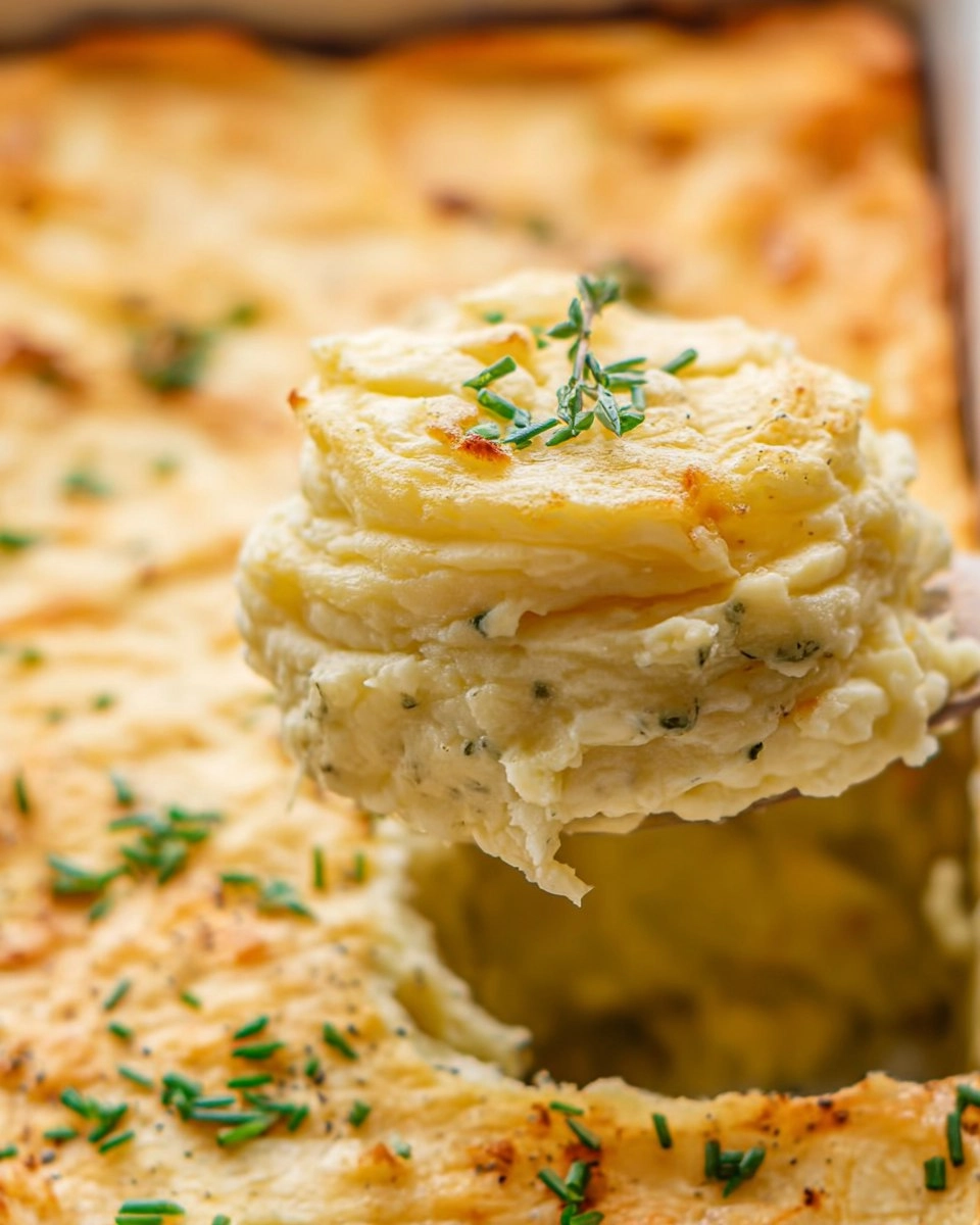 Cheesy Potato Soufflé