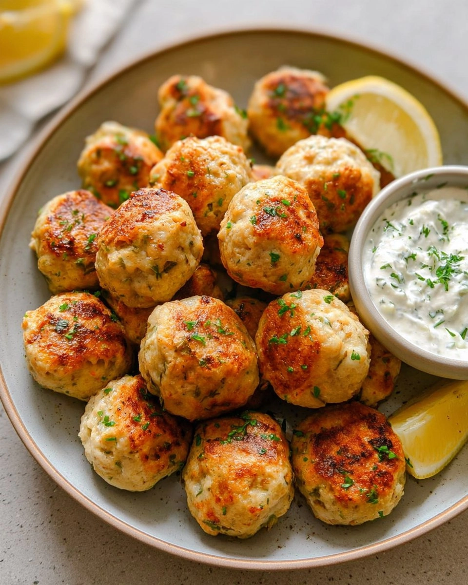 Chicken Feta Meatballs with Tzatziki Dip 102 Chicken Feta Meatballs with Tzatziki Dip
