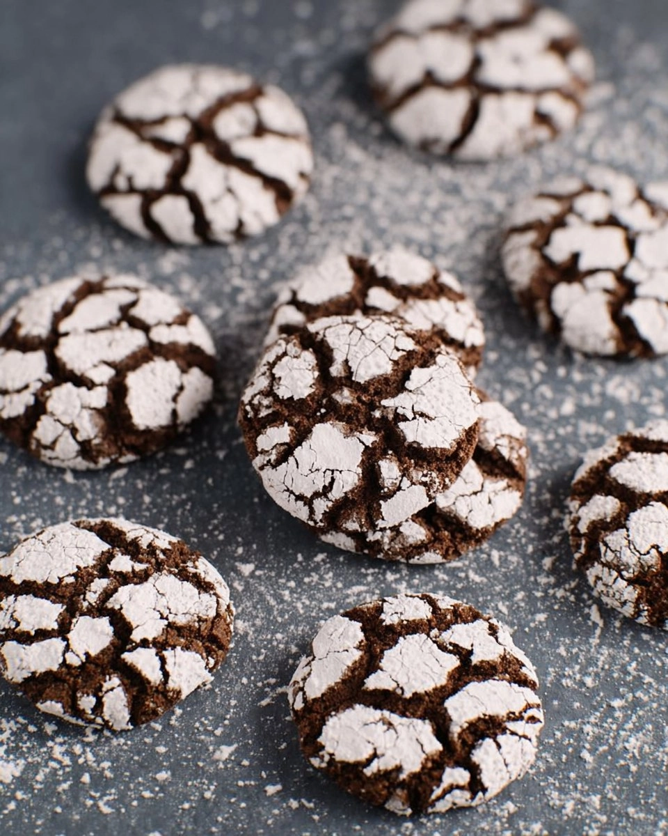 Chocolate Crinkle Cookies