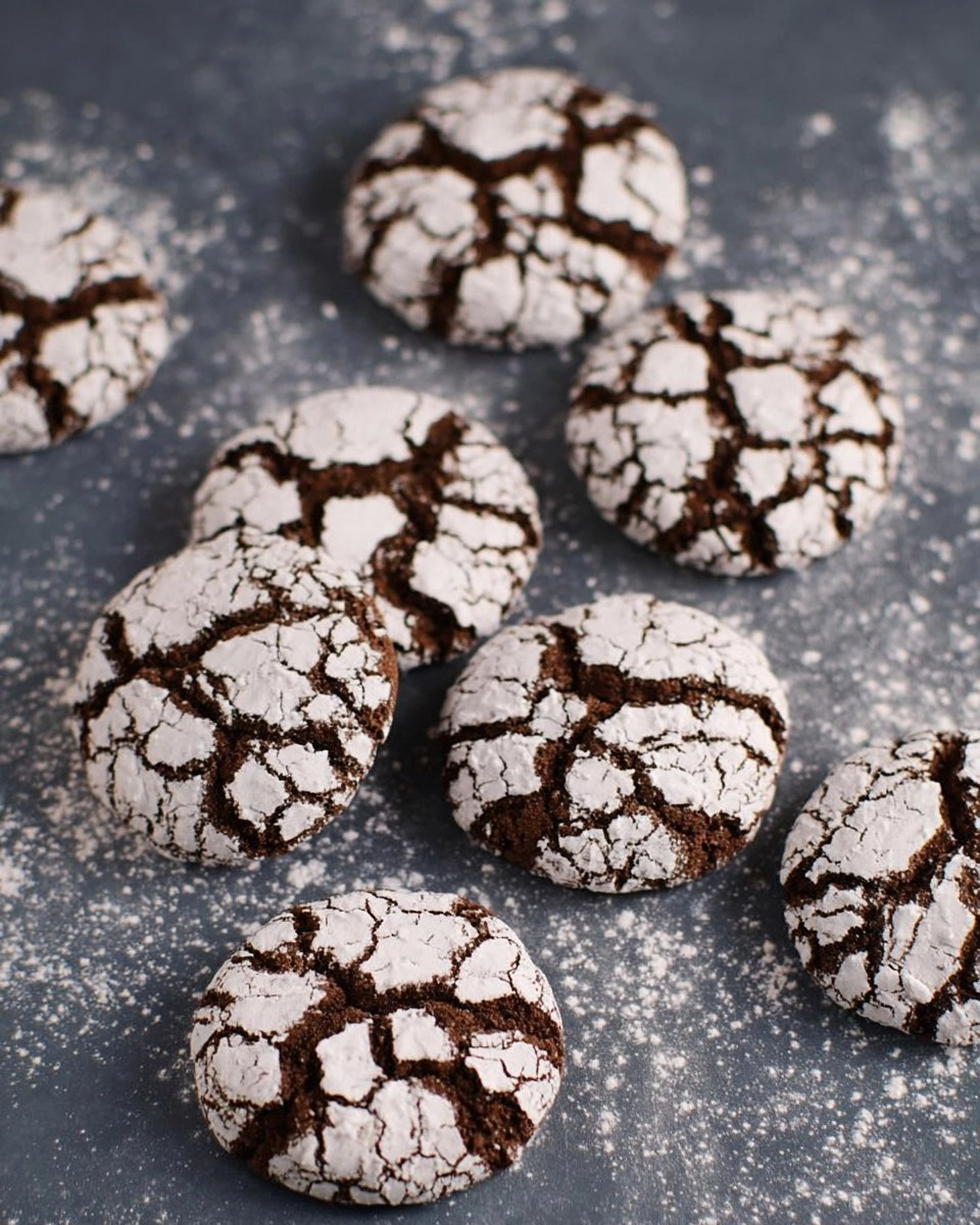 Chocolate Crinkle Cookies