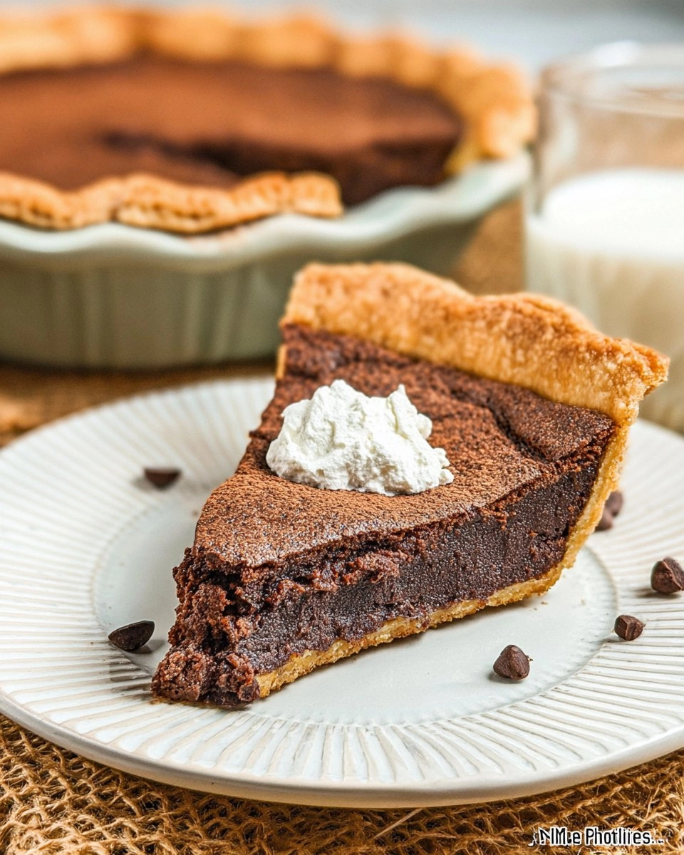 Classic Chocolate Chess Pie