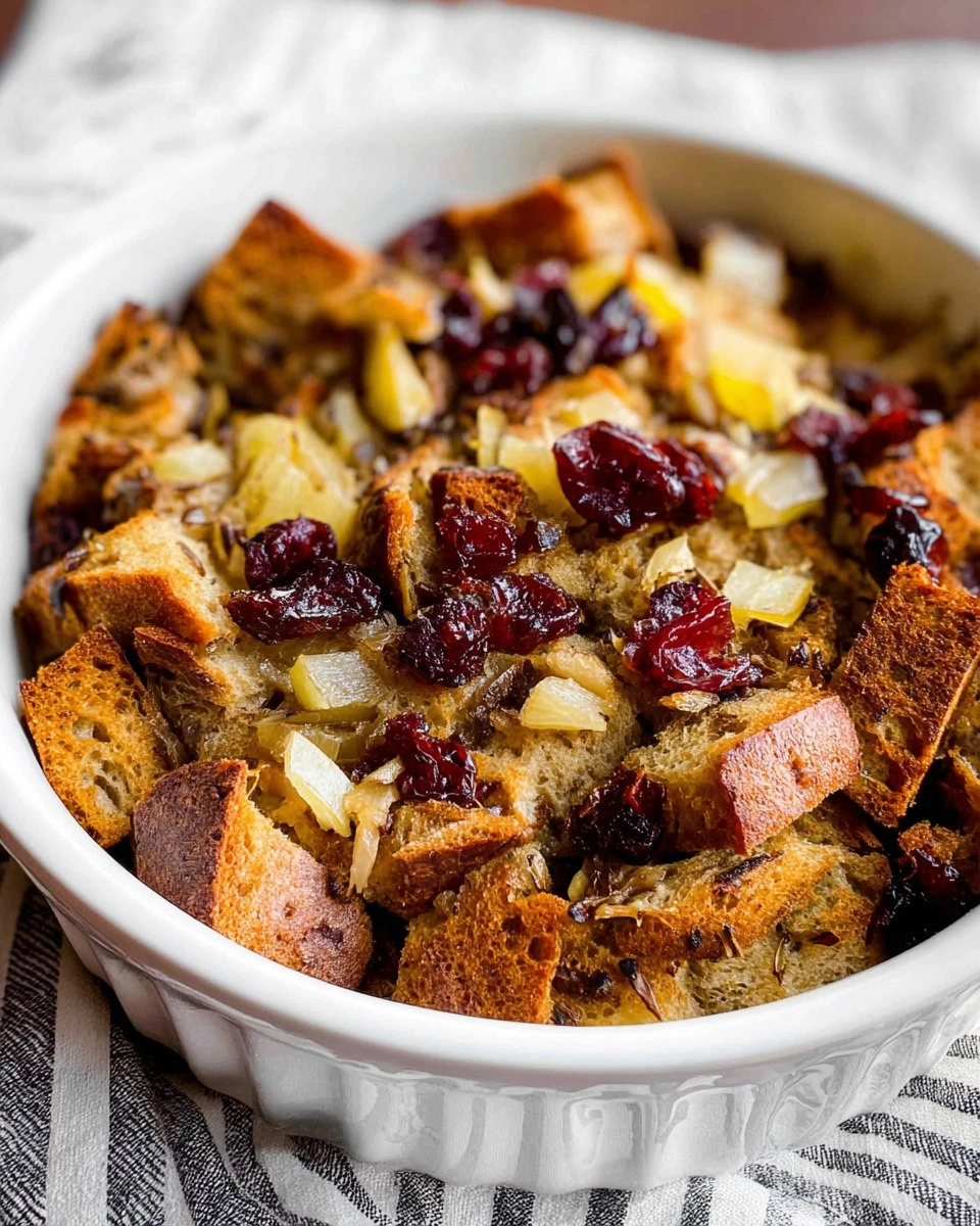 Cranberry Apple Walnut Stuffing