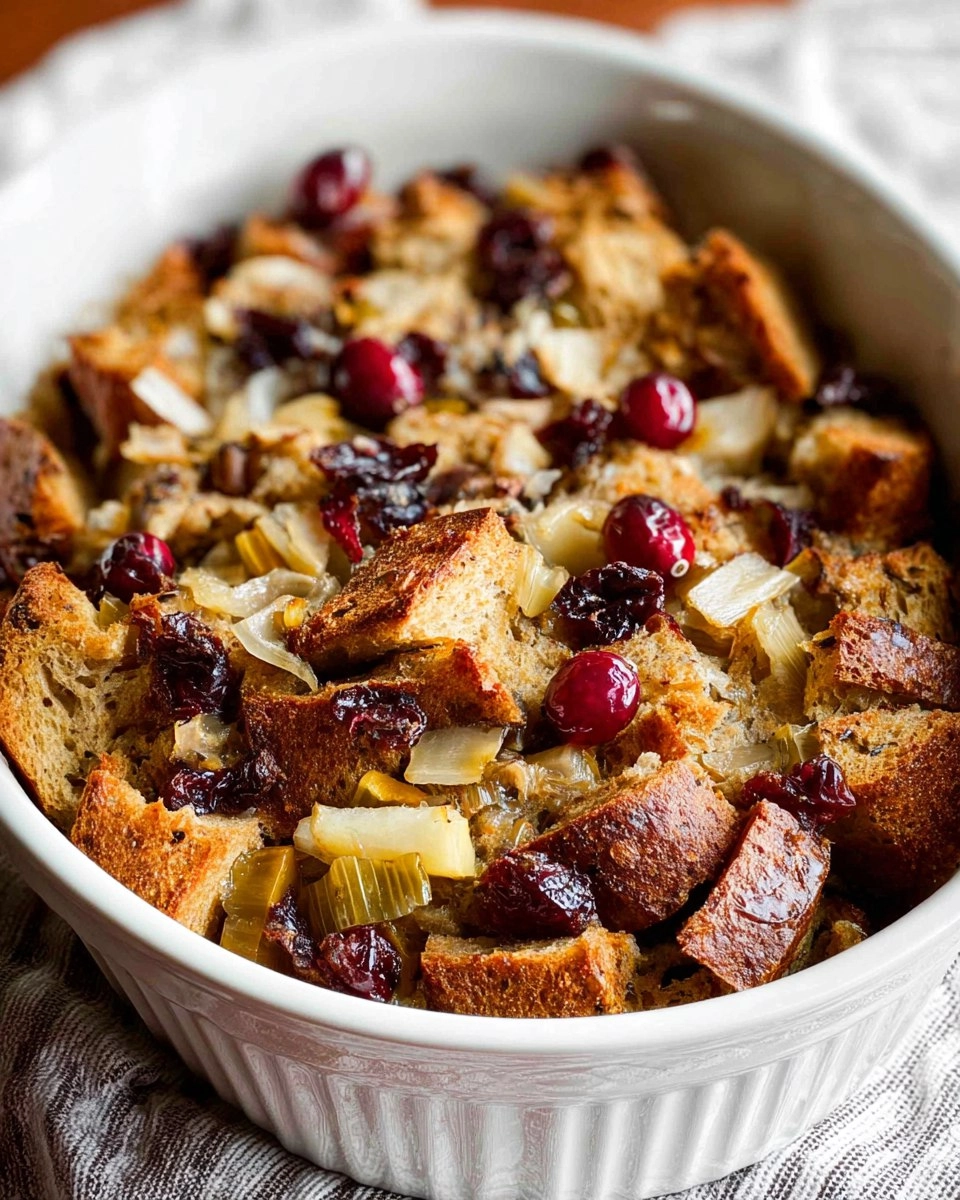 Cranberry Apple Walnut Stuffing