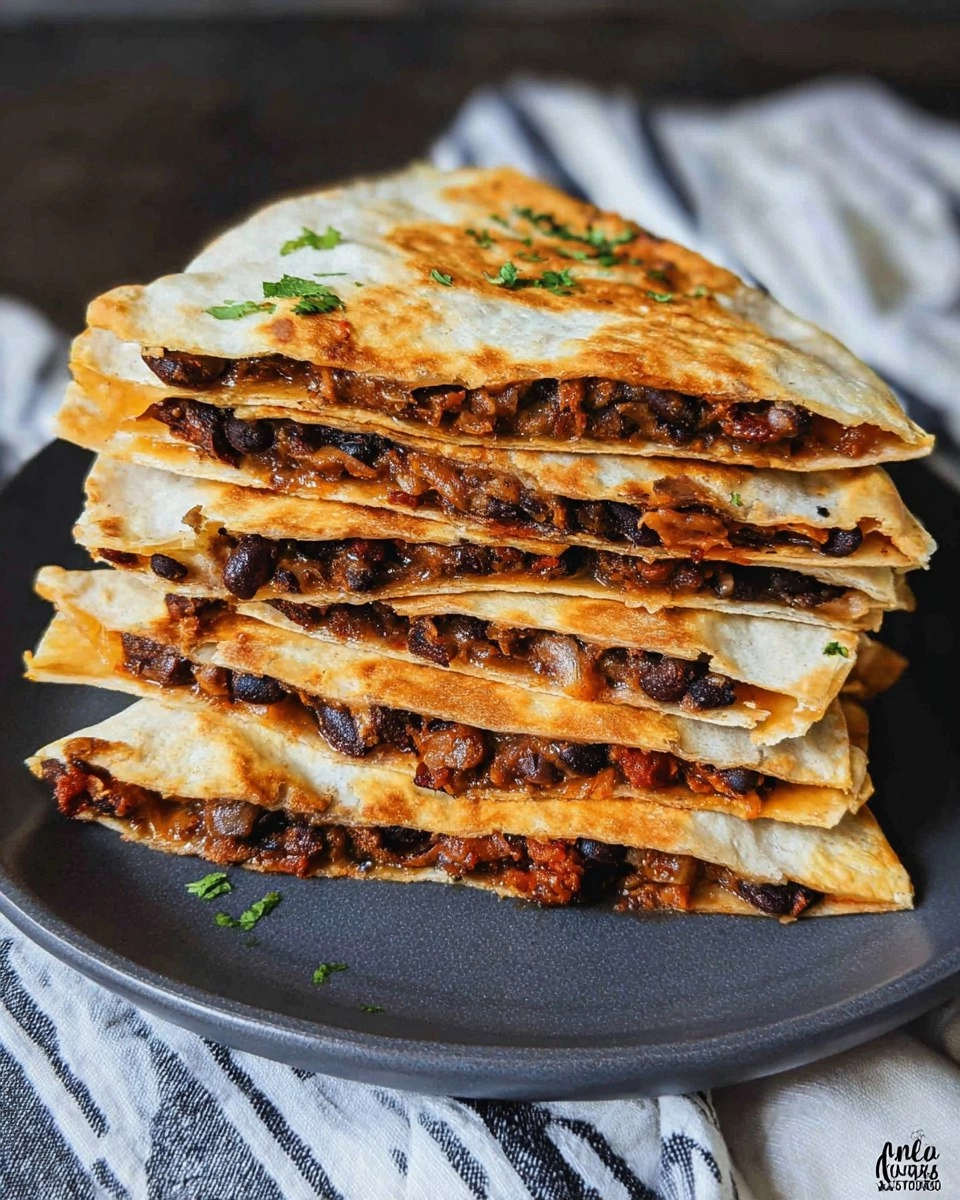 Crispy Black Bean Quesadillas 65 Crispy Black Bean Quesadillas