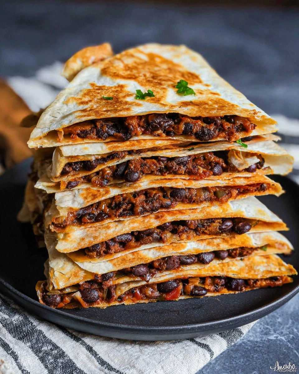 Crispy Black Bean Quesadillas 67 Crispy Black Bean Quesadillas