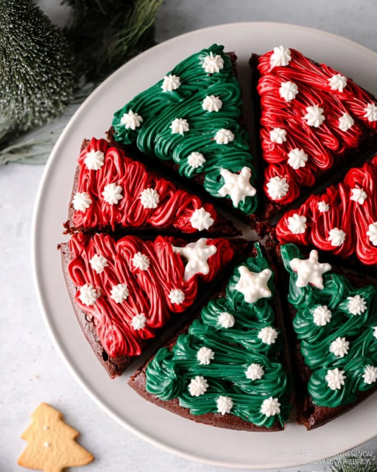 Frosted-Christmas-Brownies-Recipe
