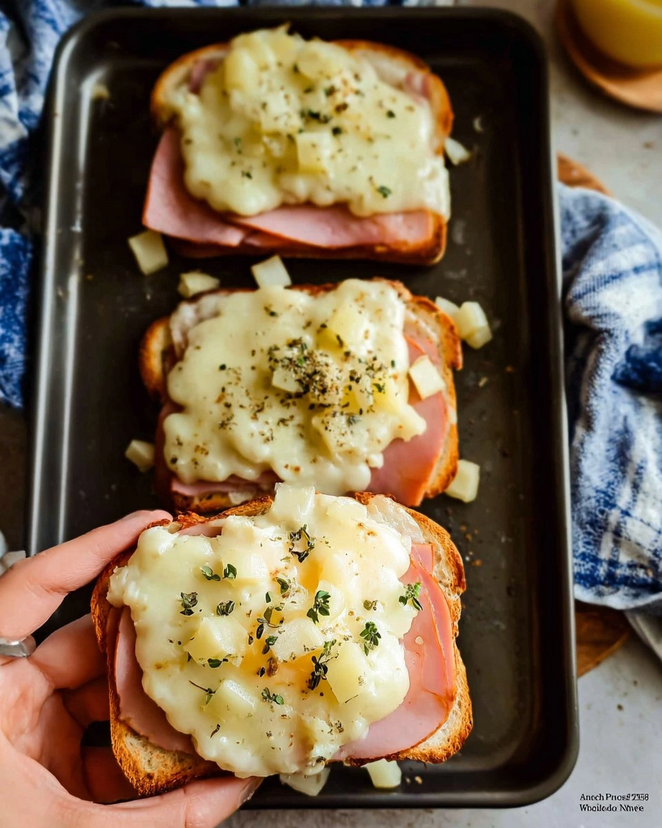 Ham, Egg and Cheese Toast