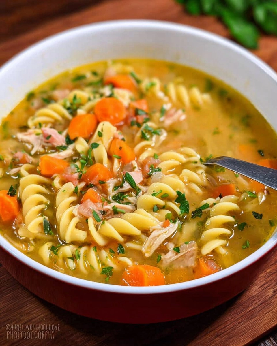 Leftover Turkey Noodle Soup