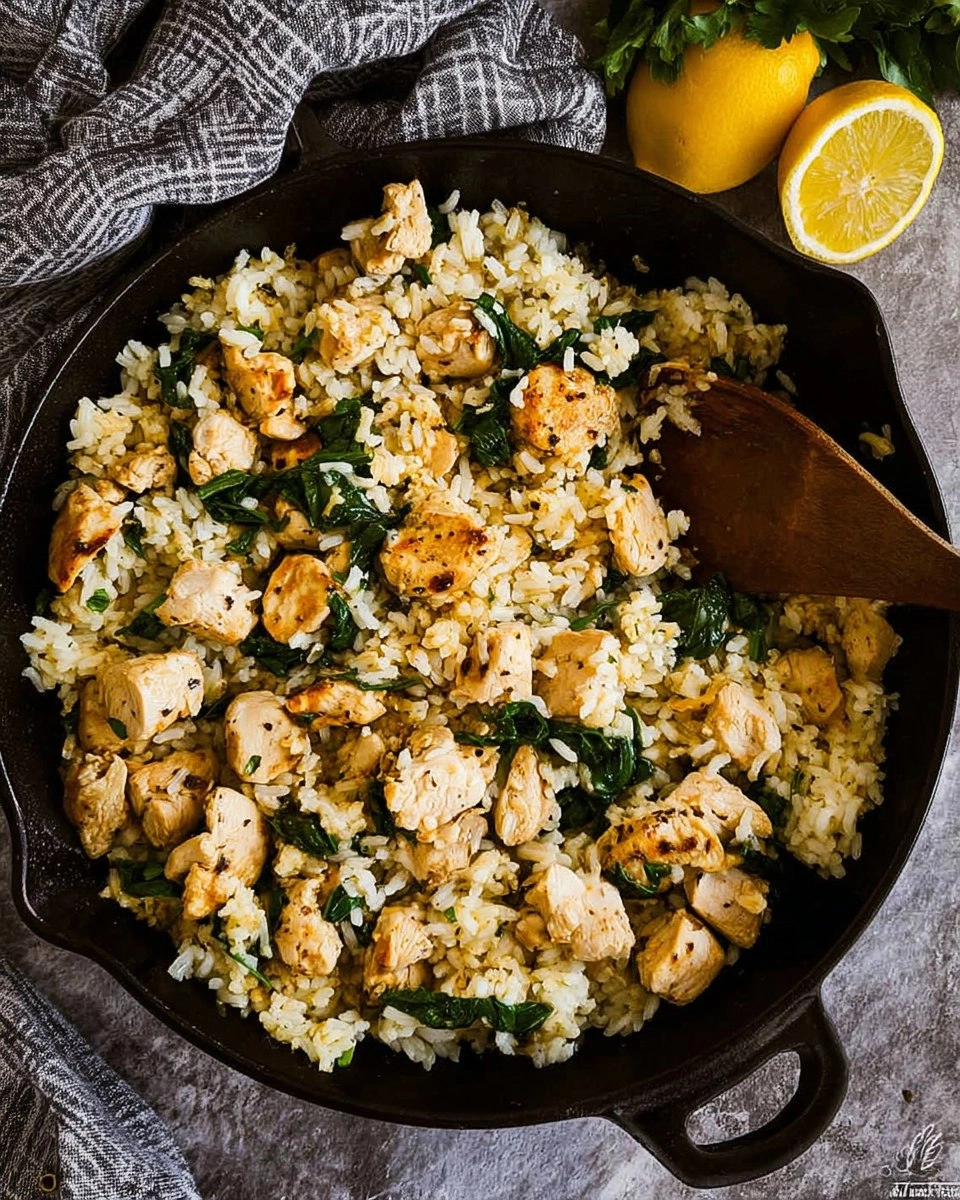 Lemon Chicken Rice Skillet 101 Lemon Chicken Rice Skillet