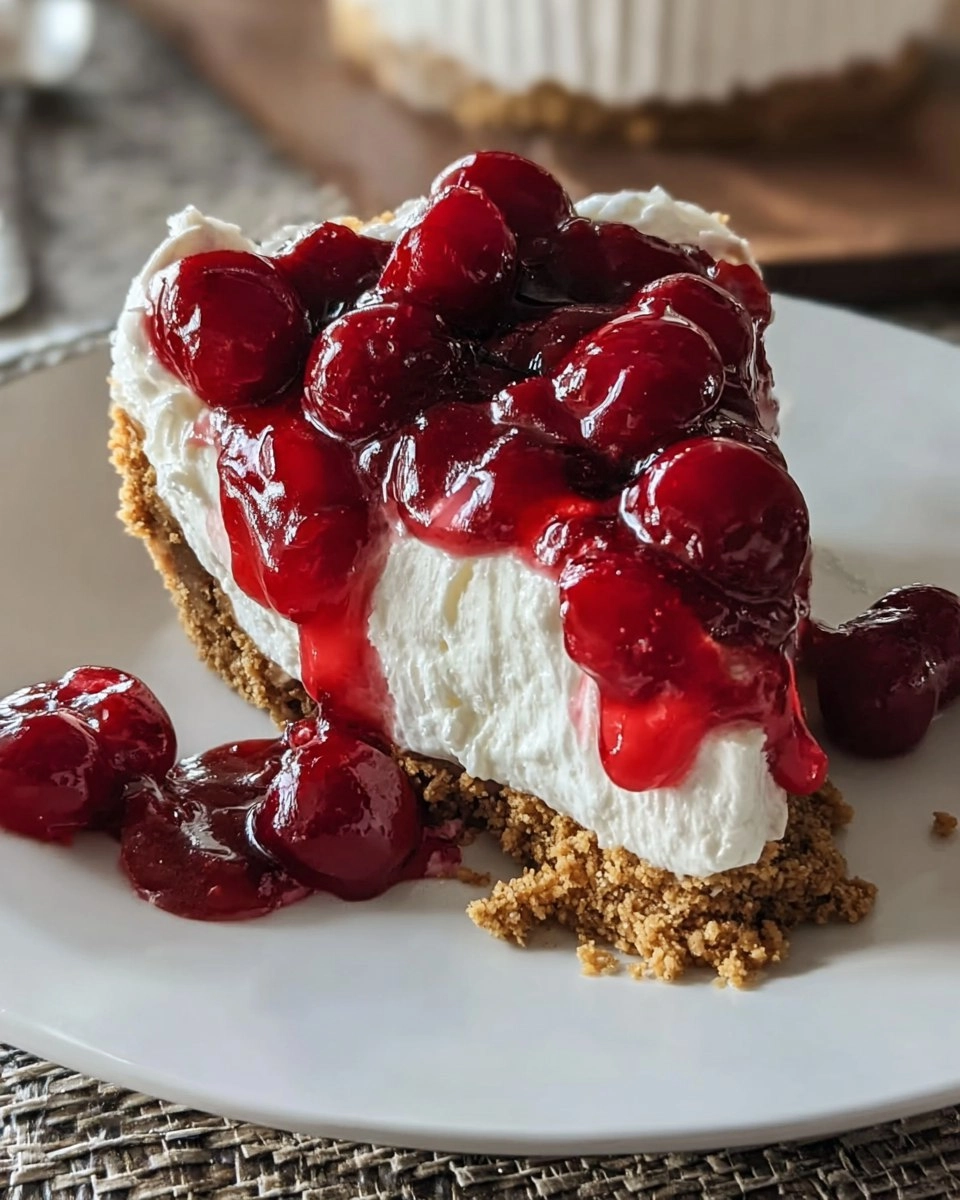 No-Bake Cherry Cheesecake 62 No-Bake Cherry Cheesecake