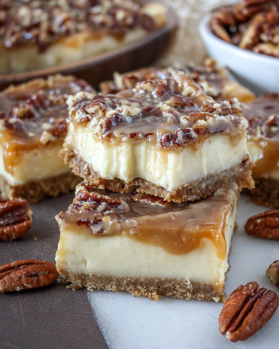 Pecan Pie Cheesecake Bars