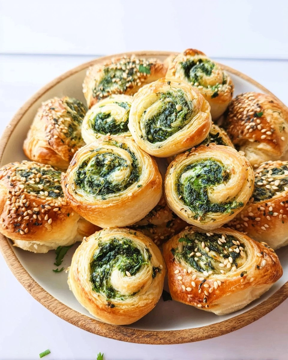 Spinach Puff Pastry Appetizer