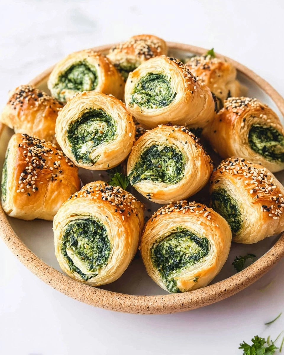 Spinach Puff Pastry Appetizer
