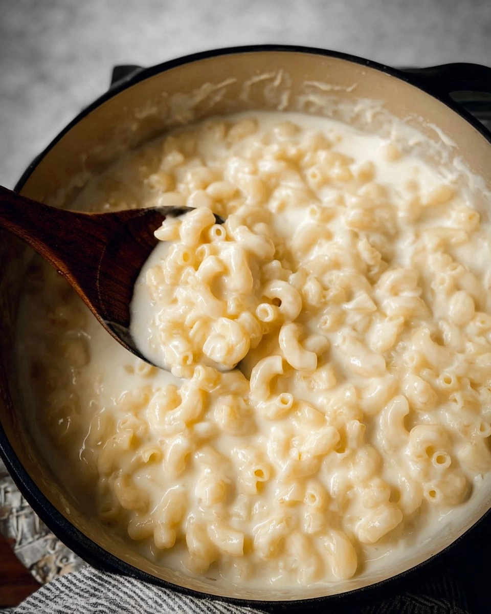 Stovetop Mac and Cheese with White Cheddar
