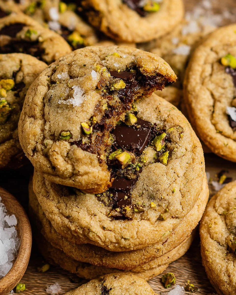 Vegan Olive Oil, Pistachio, Chocolate Chunk Cookies