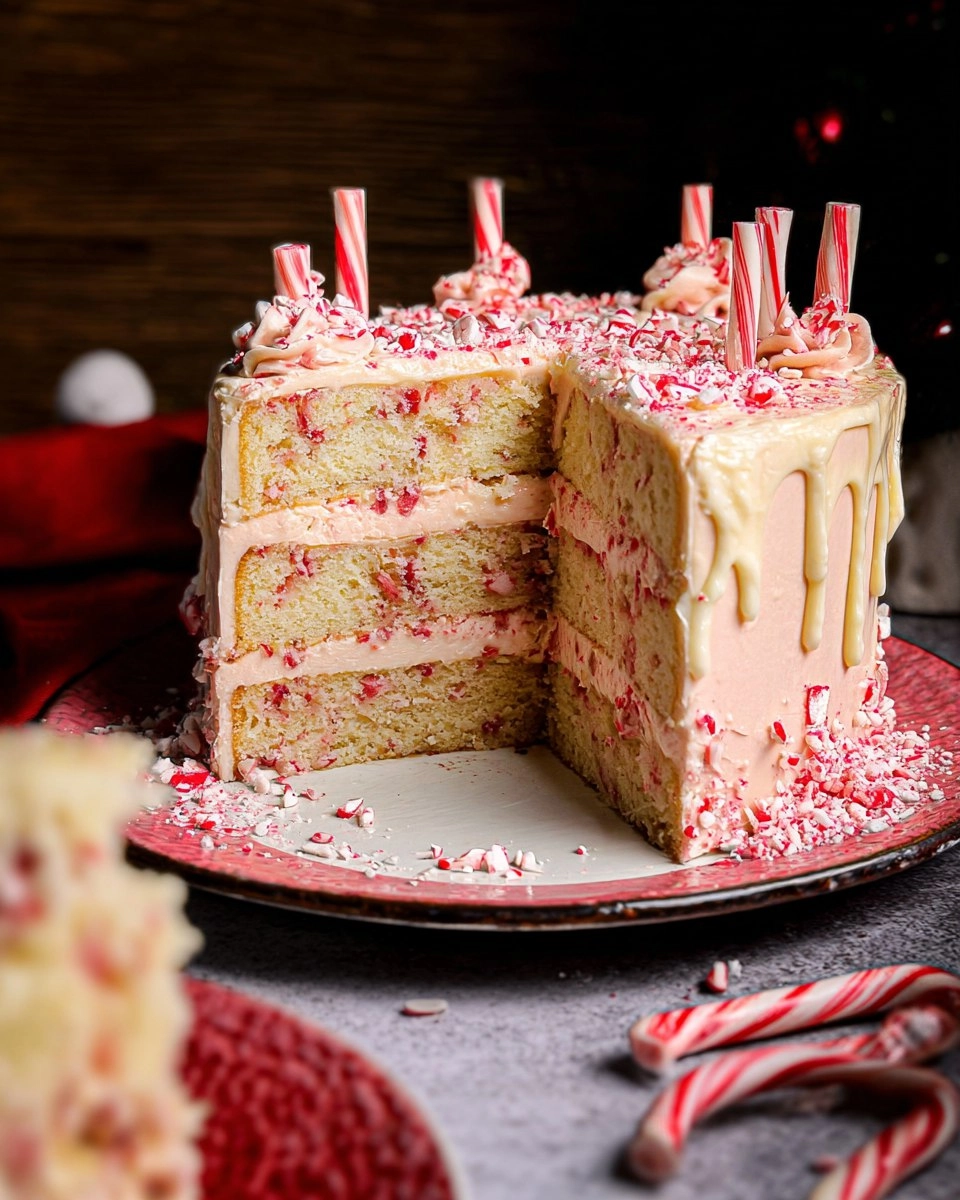 White Chocolate Peppermint Cake 137 White Chocolate Peppermint Cake