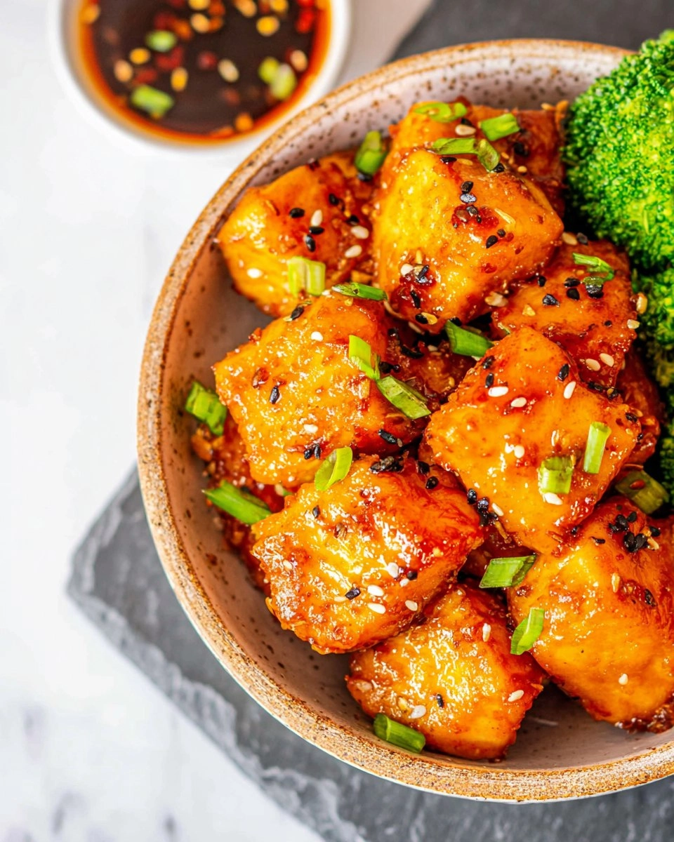 Air Fryer Honey Garlic Salmon Bites