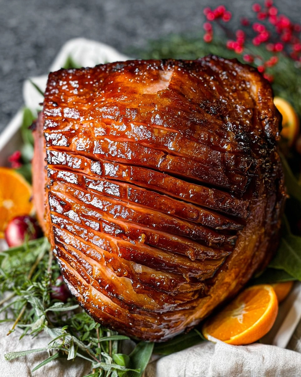Baked Ham with Brown Sugar Glaze
