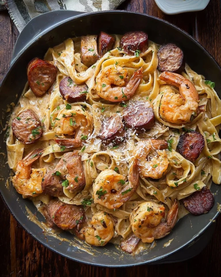 Cajun-Shrimp-and-Sausage-Pasta-Recipe