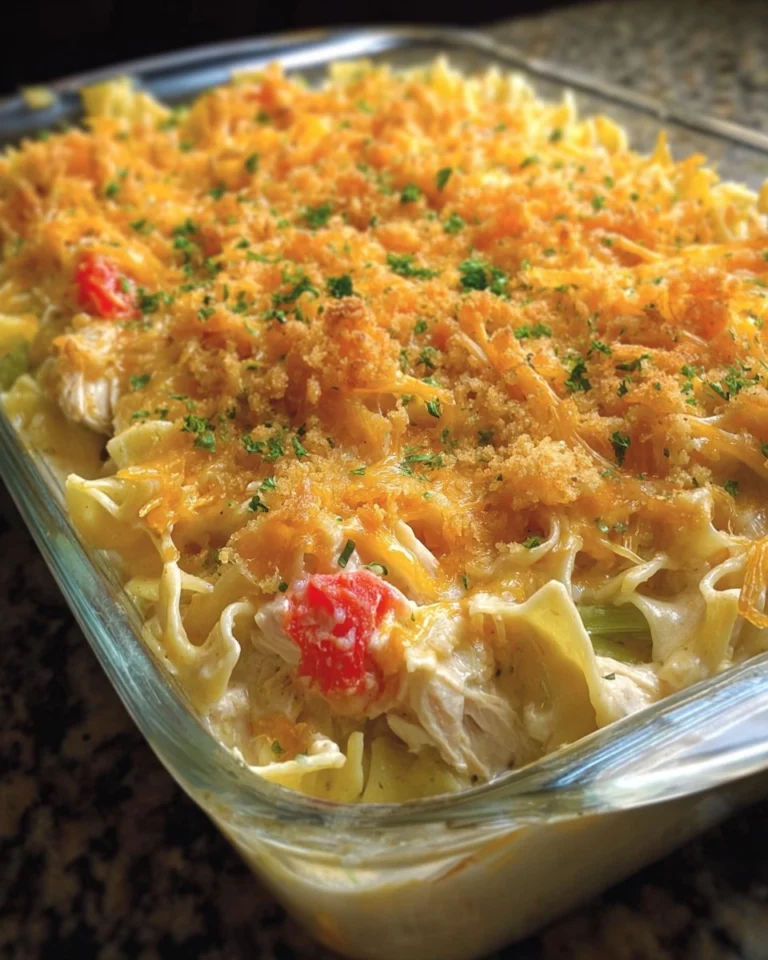 Chicken-Cheddar-Noodle-Bake-Recipe