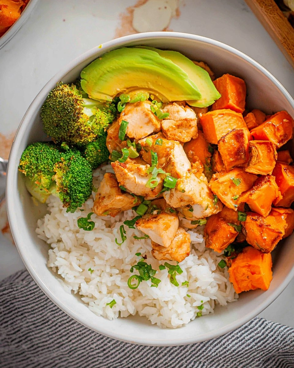 Chicken and Sweet Potato Rice Bowl