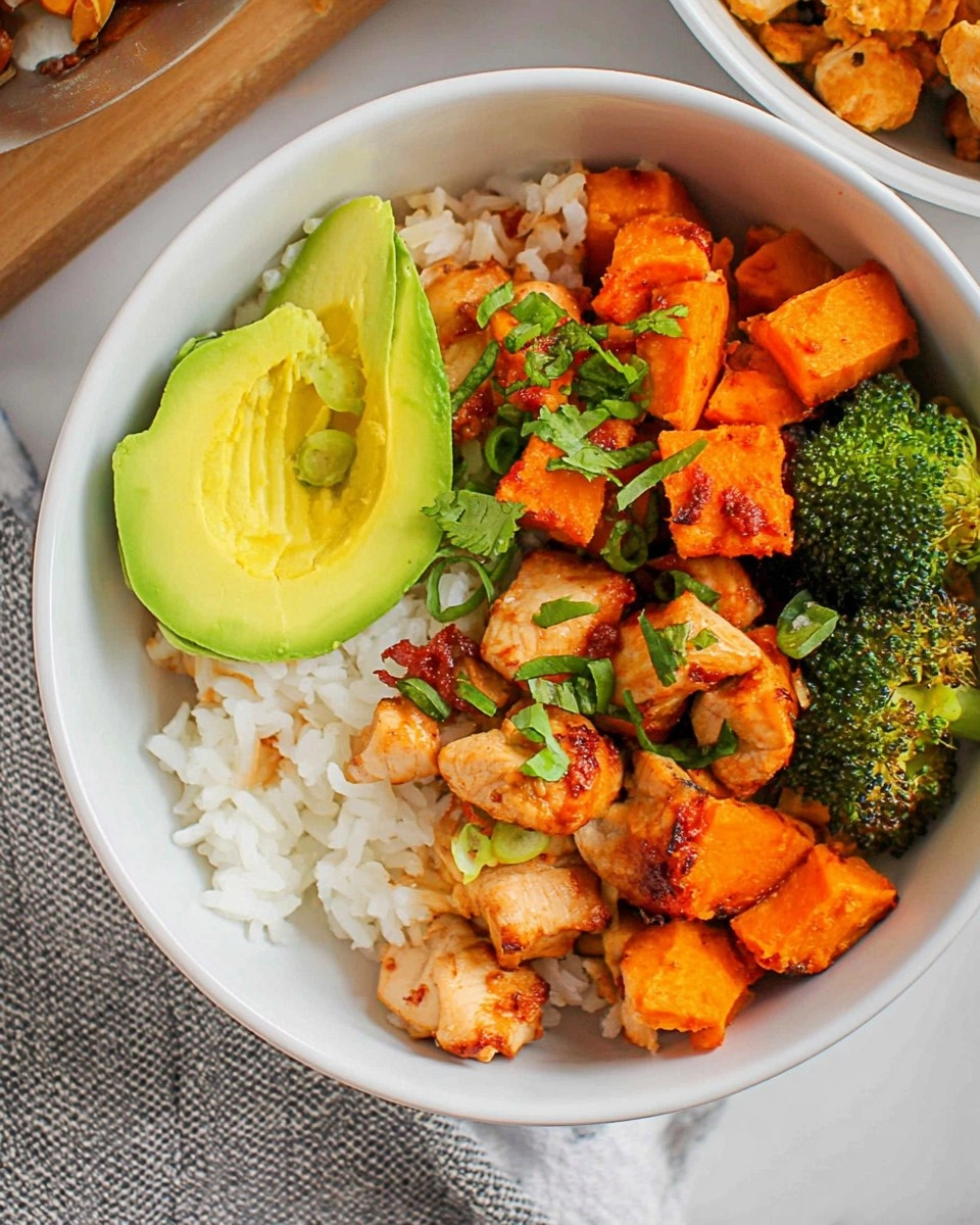 Chicken and Sweet Potato Rice Bowl