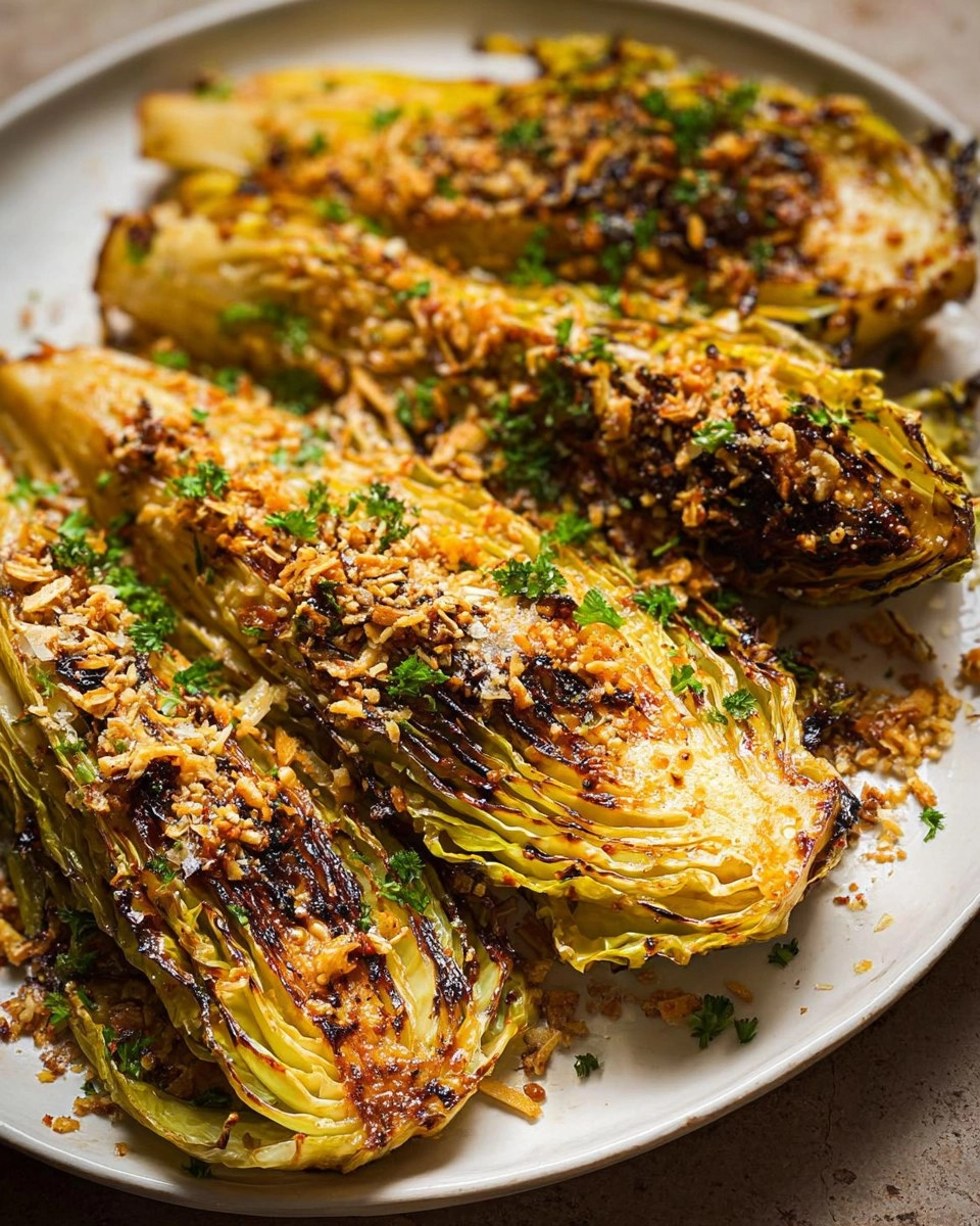 Chilli Garlic Butter Roasted Cabbage Wedges 91 Chilli Garlic Butter Roasted Cabbage Wedges