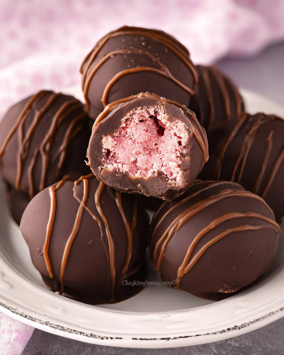 Chocolate Raspberry Truffles
