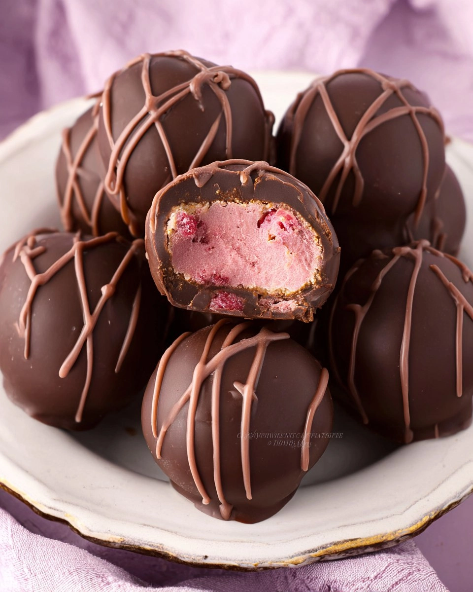 Chocolate Raspberry Truffles