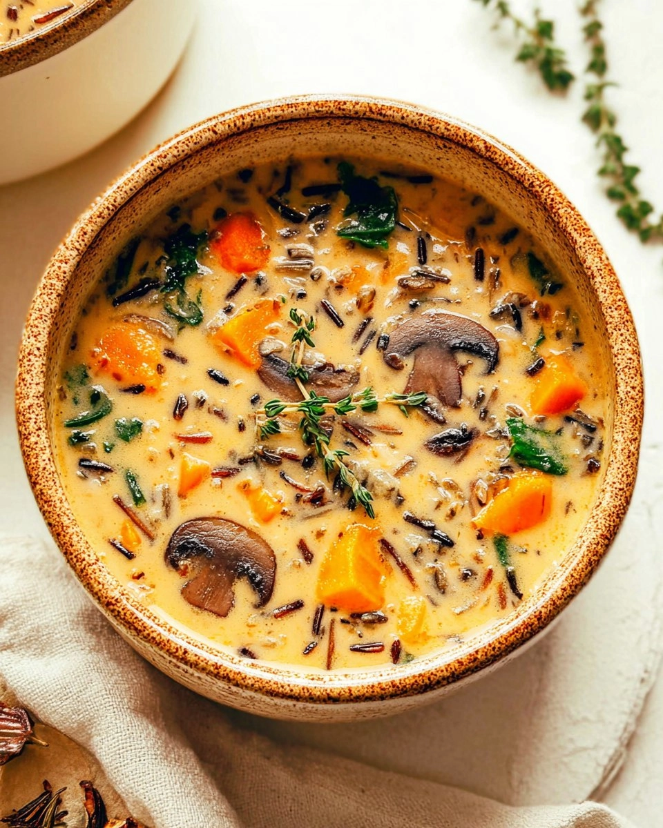 Cozy Autumn Wild Rice Soup