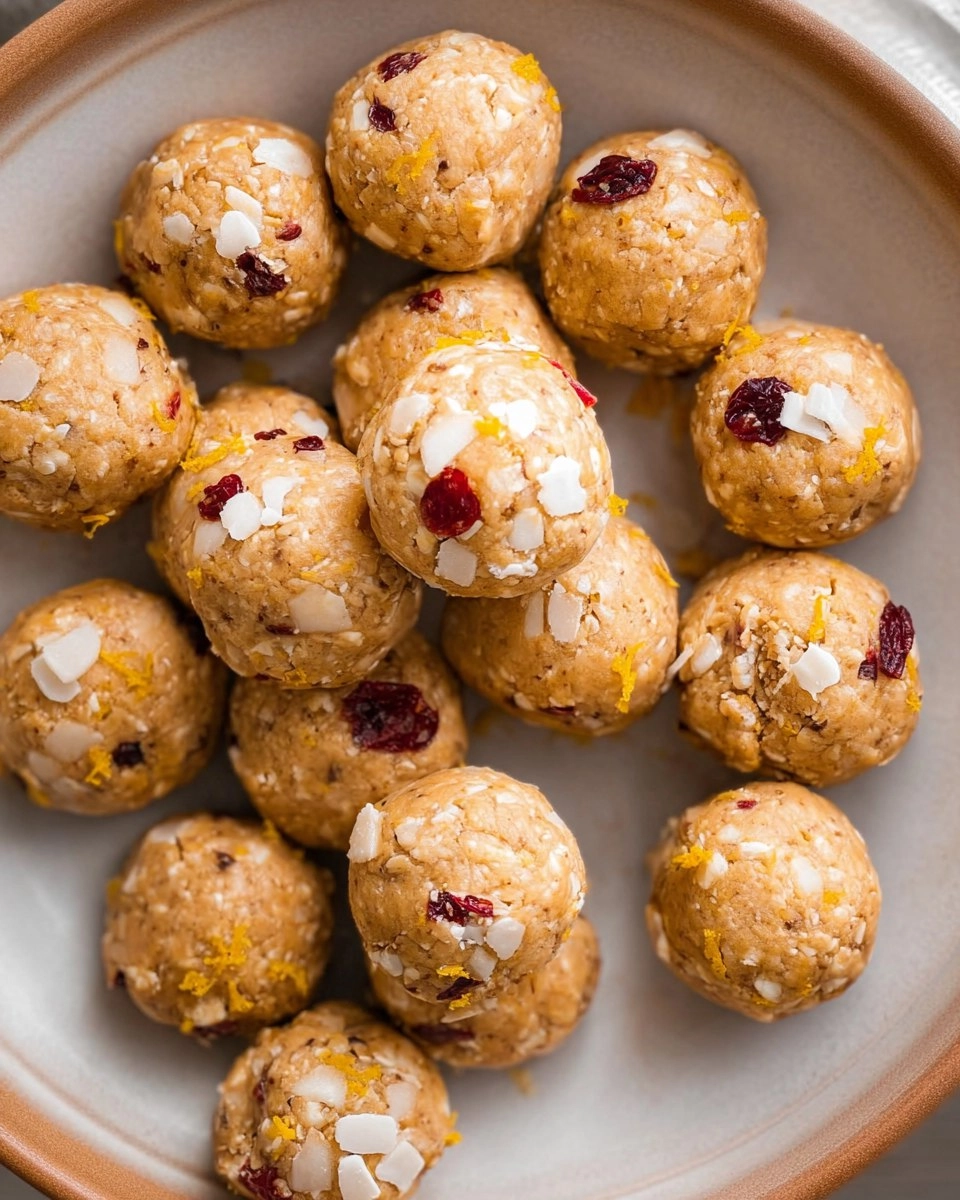 Cranberry Orange Protein Balls
