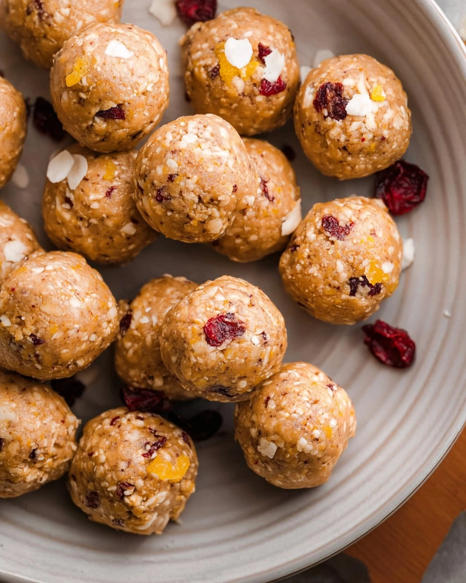 Cranberry Orange Protein Balls