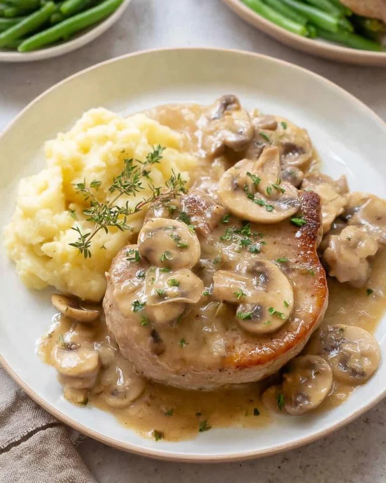 Cream-of-Mushroom-Pork-Chops-Recipe