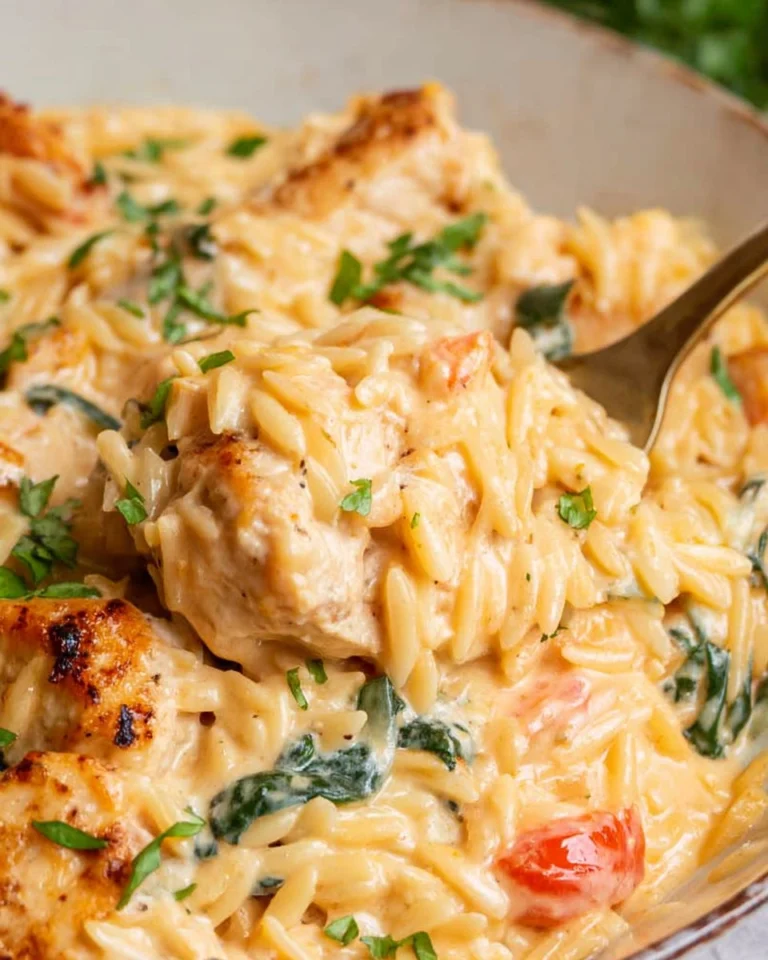 Creamy-Baked-Chicken-Orzo-Recipe