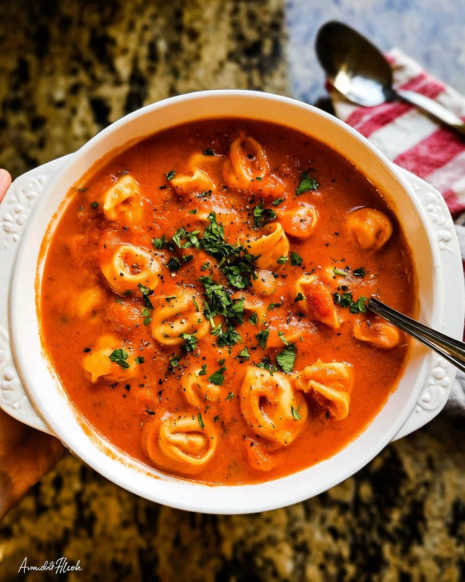 Creamy Tomato Tortellini Soup 122 Creamy Tomato Tortellini Soup