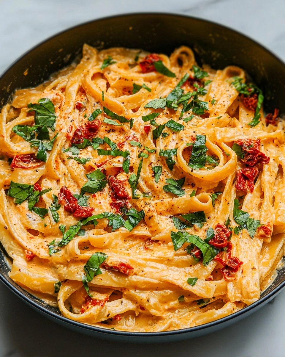 Creamy Vegan Sun-Dried Tomato Pasta