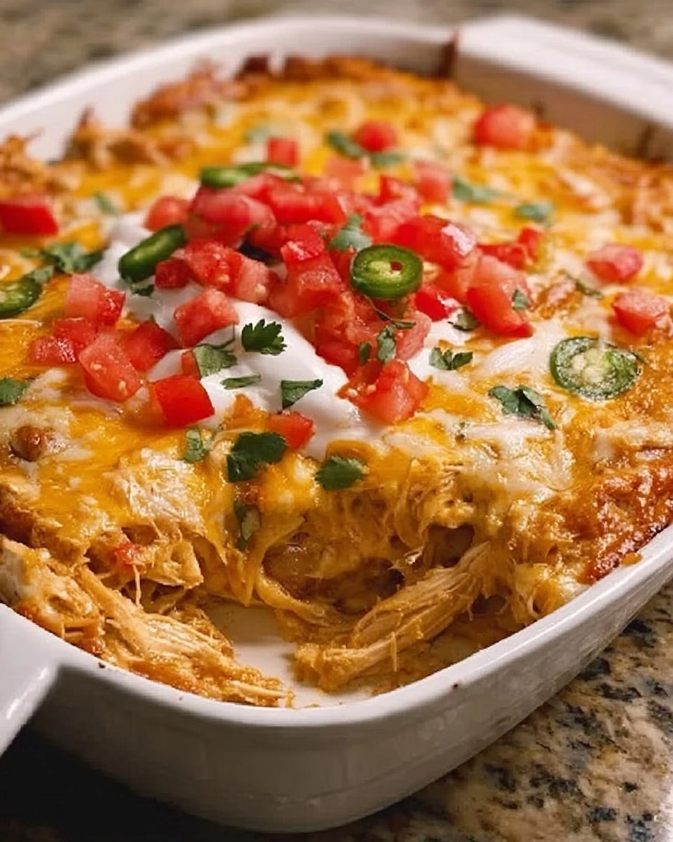 Easy Chicken Fajita Casserole